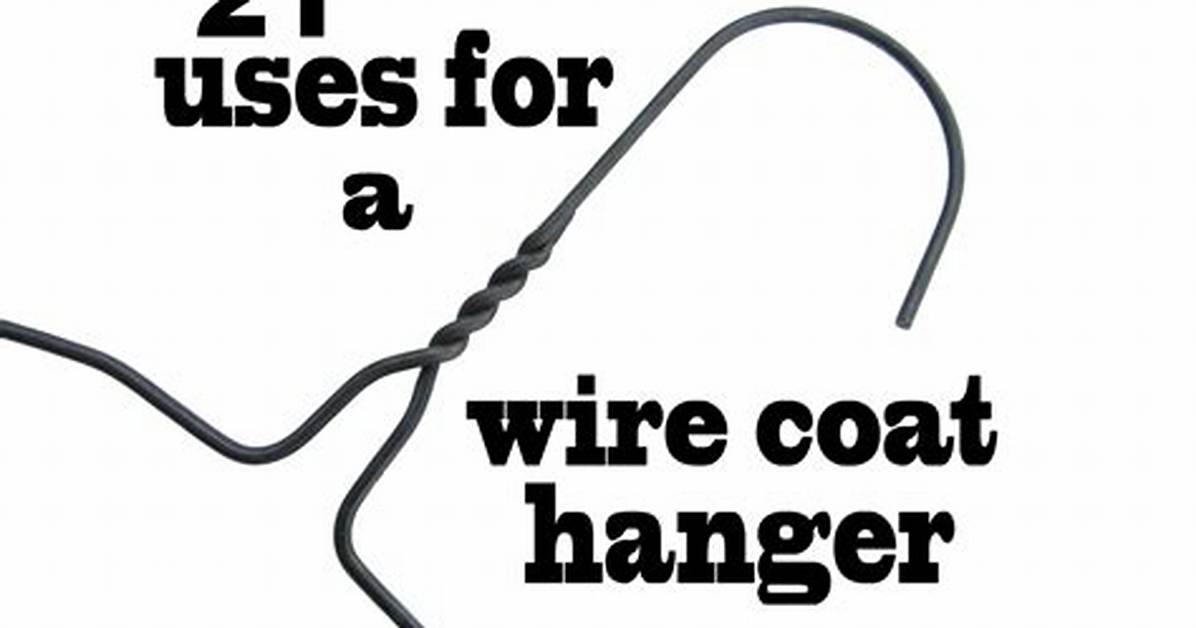 How Do You Make a Wire Hanger in a Circle