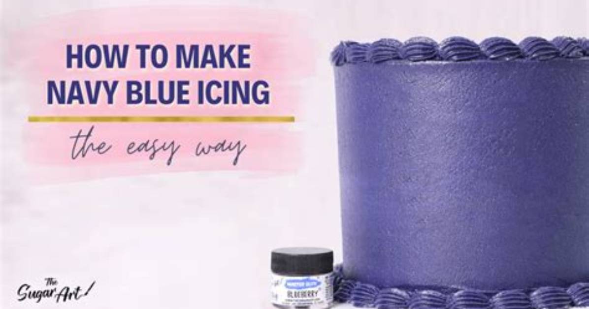 How Do You Make Blue Colored Icing