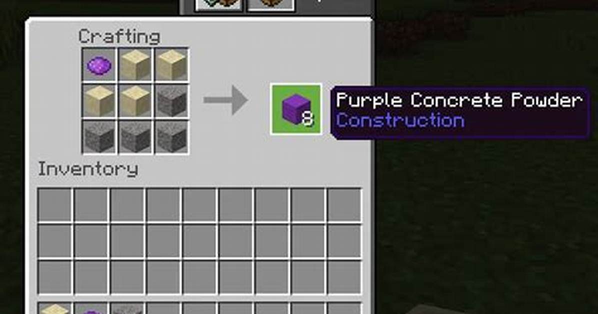 How Do You Make Concrete Minecraft