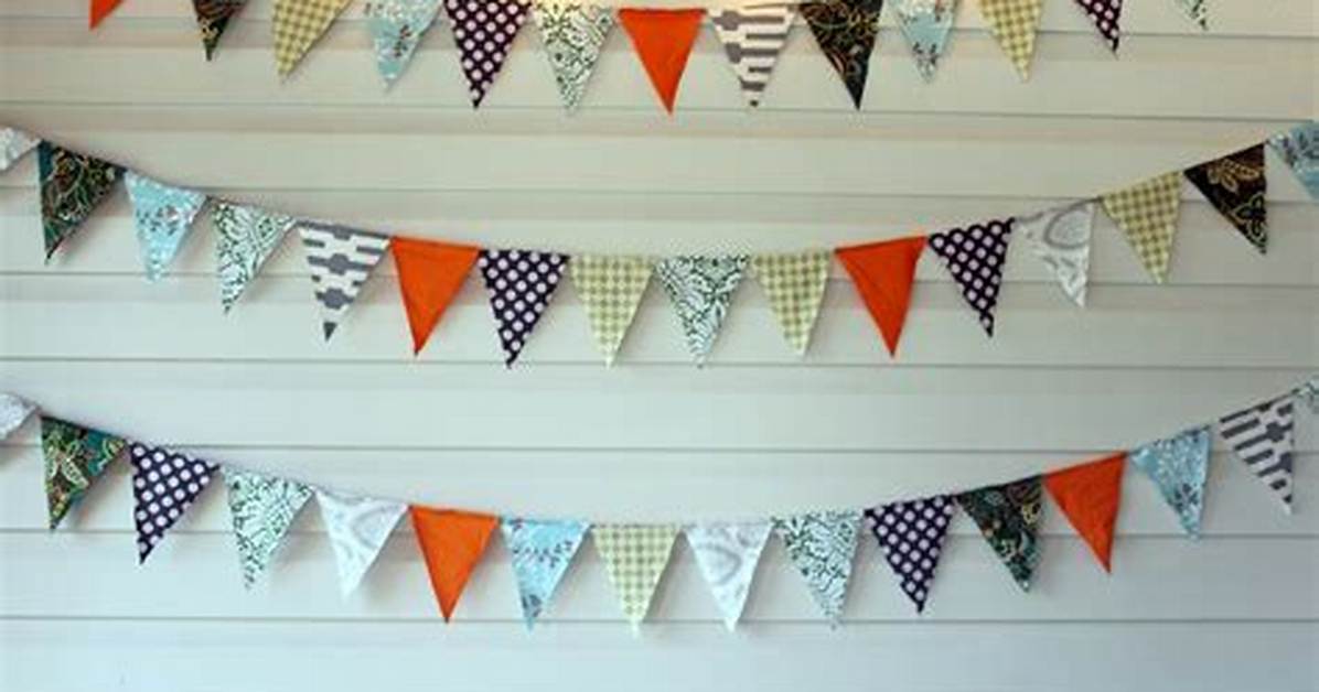 How Do You Make Fabric Bunting Flags?