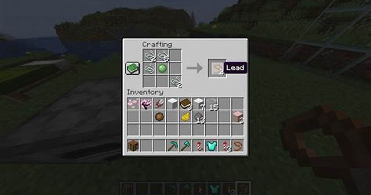 How Do You Make Lead in Minecraft