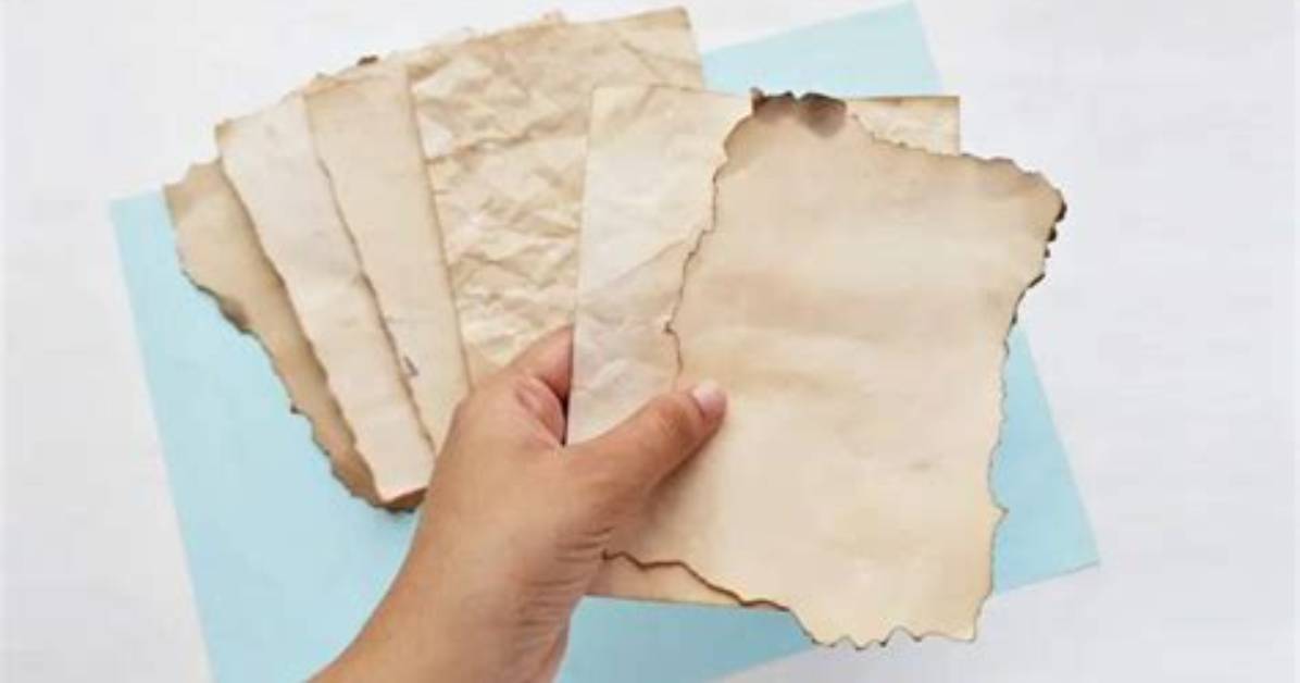 How Do You Make Paper Look Aged?