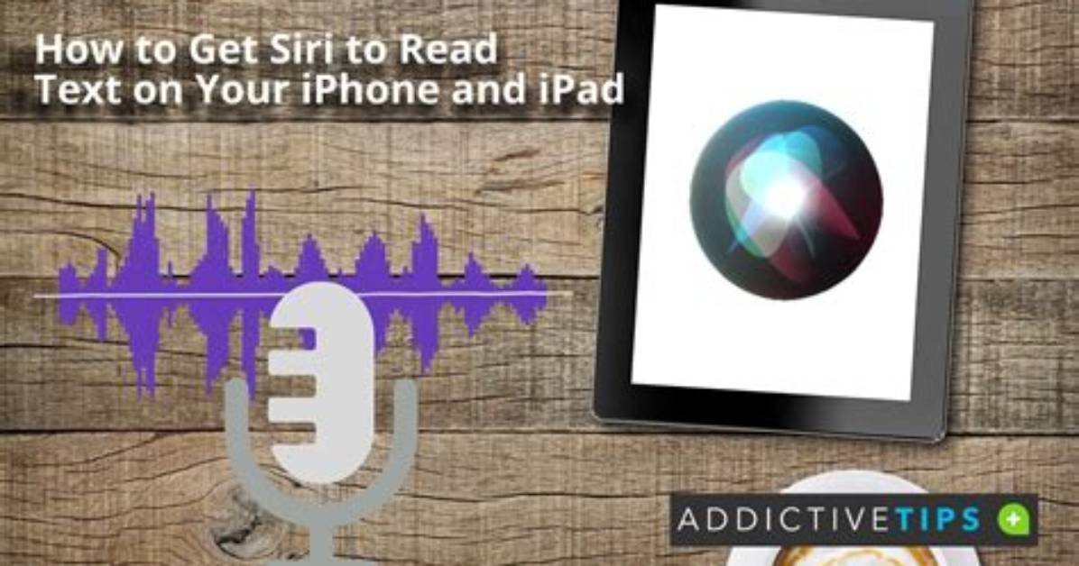 How Do You Make Siri Read Text Ios 14?
