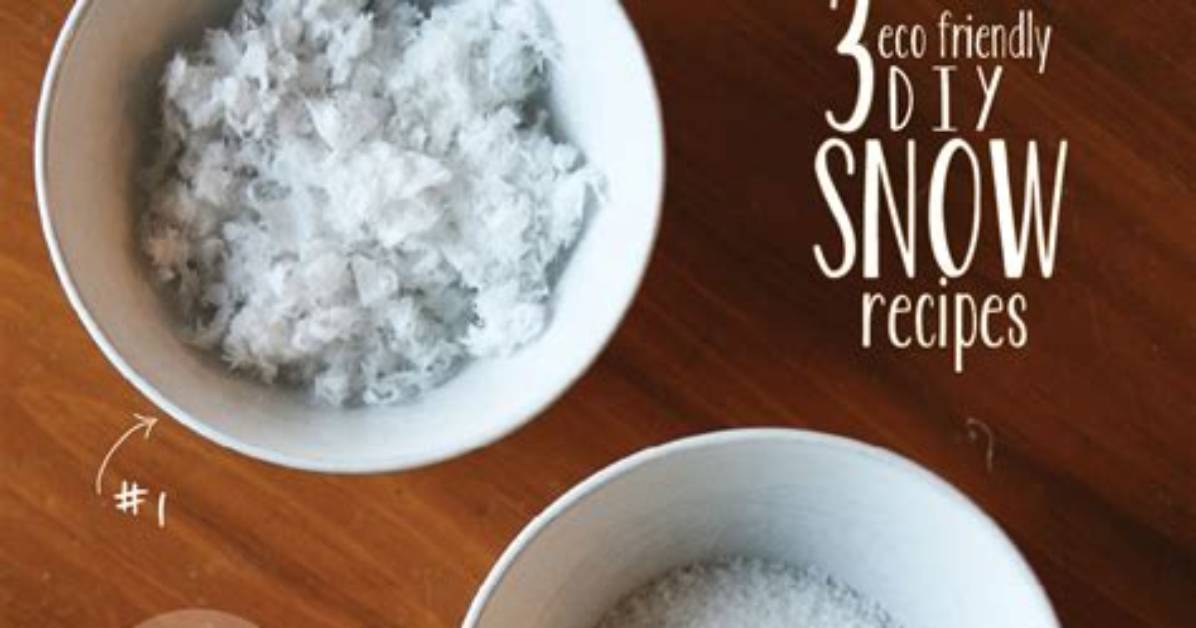 How Do You Make Snow Decorations?