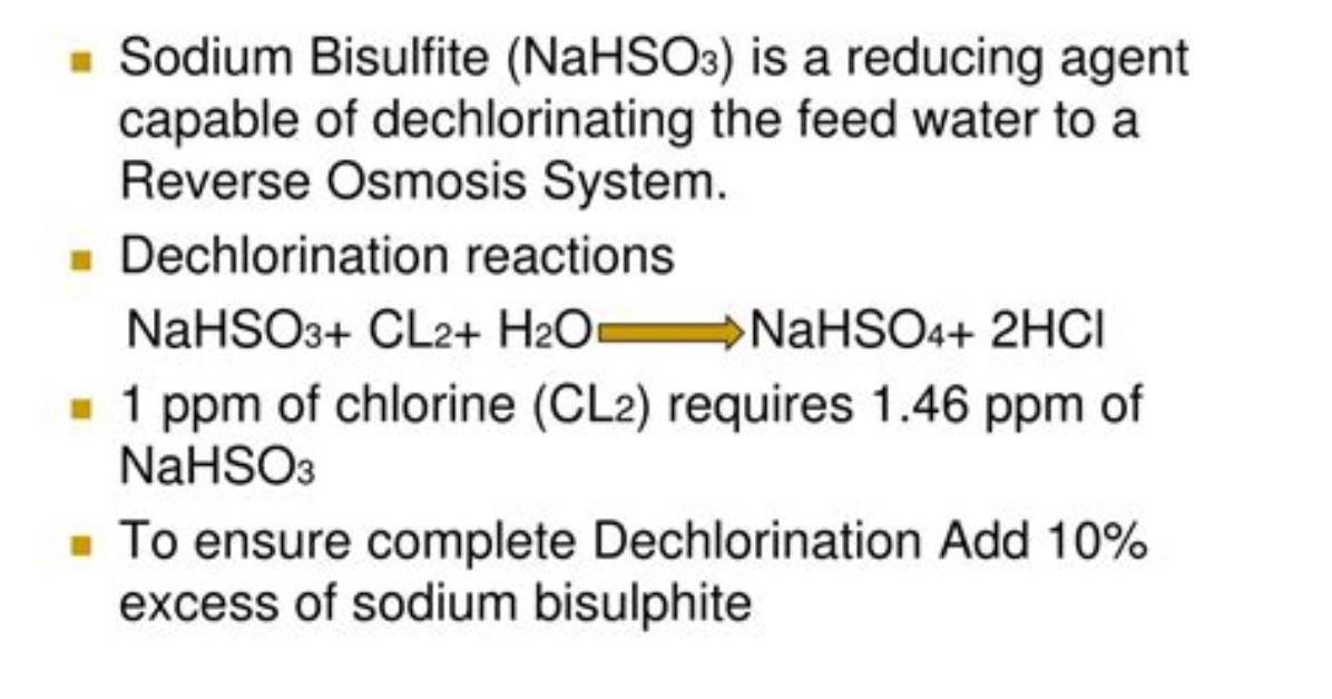 How Do You Make Sodium Bisulfite Solution