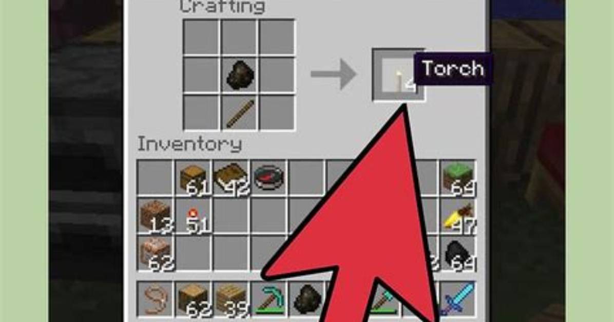 How Do You Make Torch in Minecraft