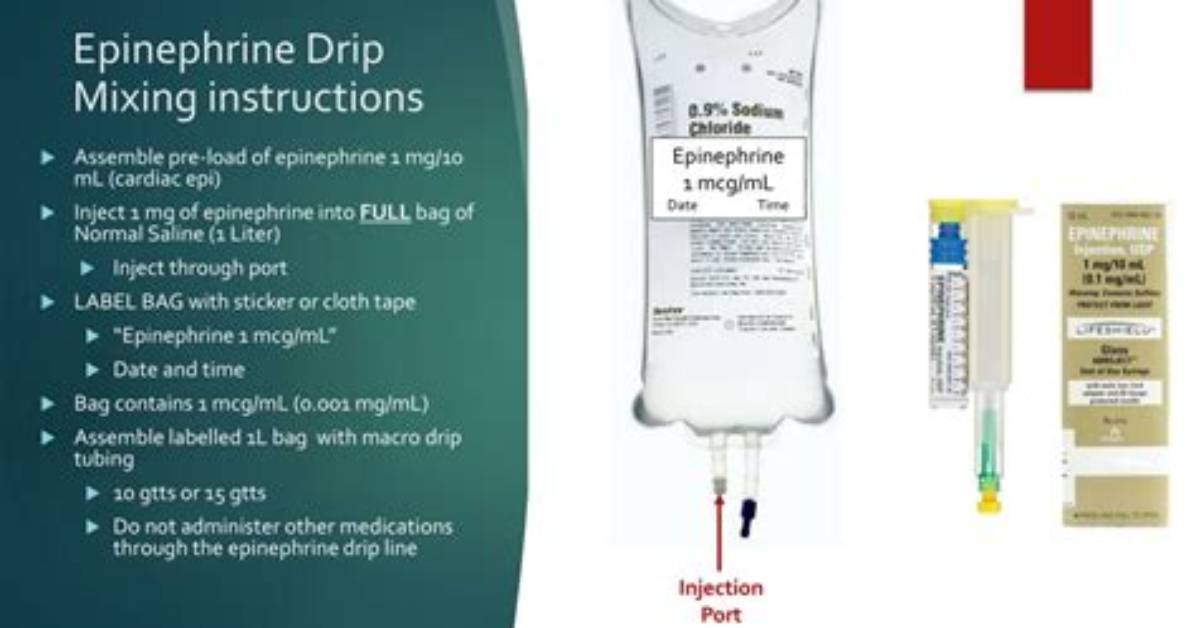 How Do You Mix Epi Drip