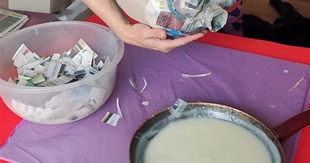 How Do You Mix Paper Mache?