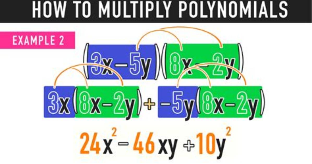 How Do You Multiply Polynomials with Two Variables?