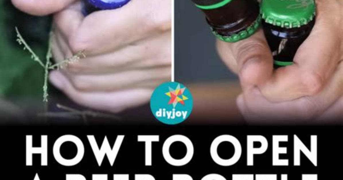 How Do You Open a Bottle Without a Bottle Opener with a Lighter?