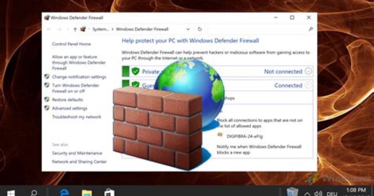 How Do You Open Firewall on Windows 8?