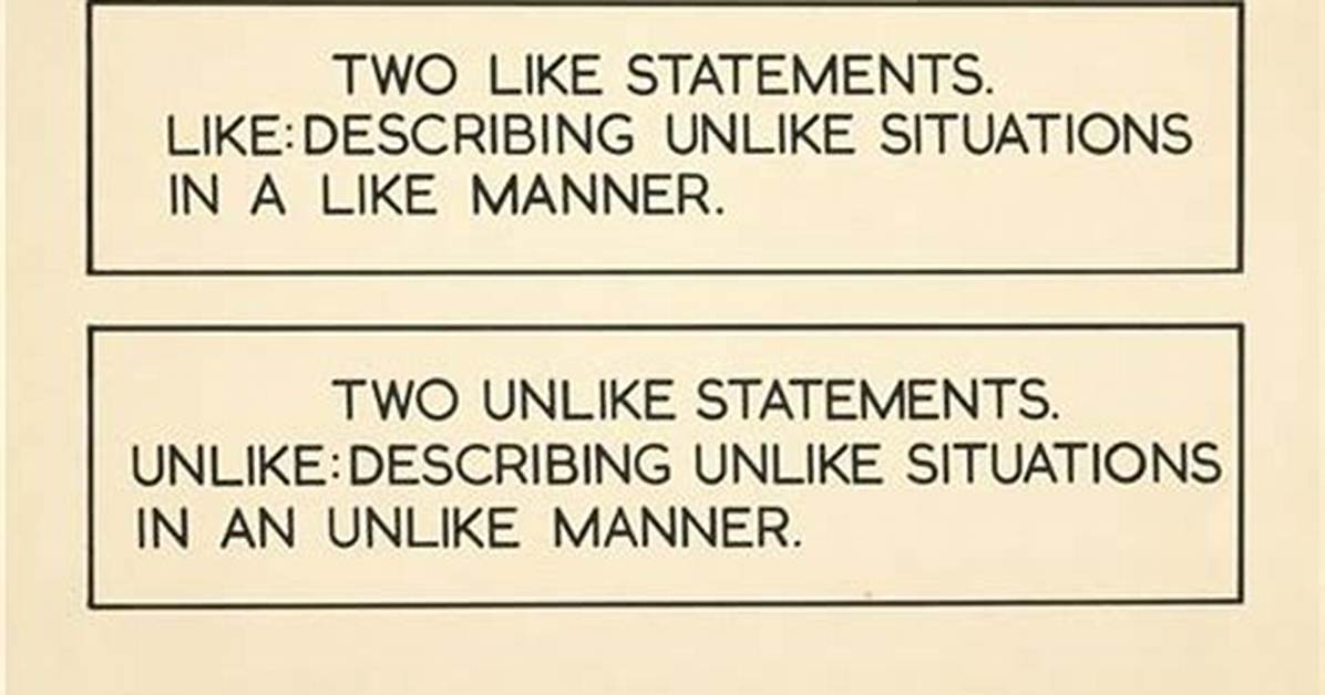 How Do You or Two Like Statements?