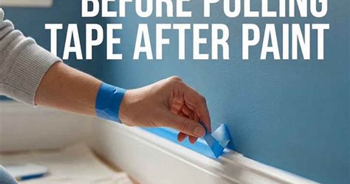 How Do You Paint Blue Tape