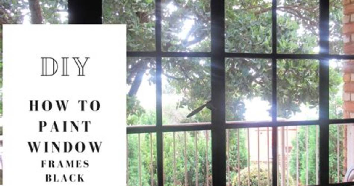 How Do You Paint Exterior Window Frames