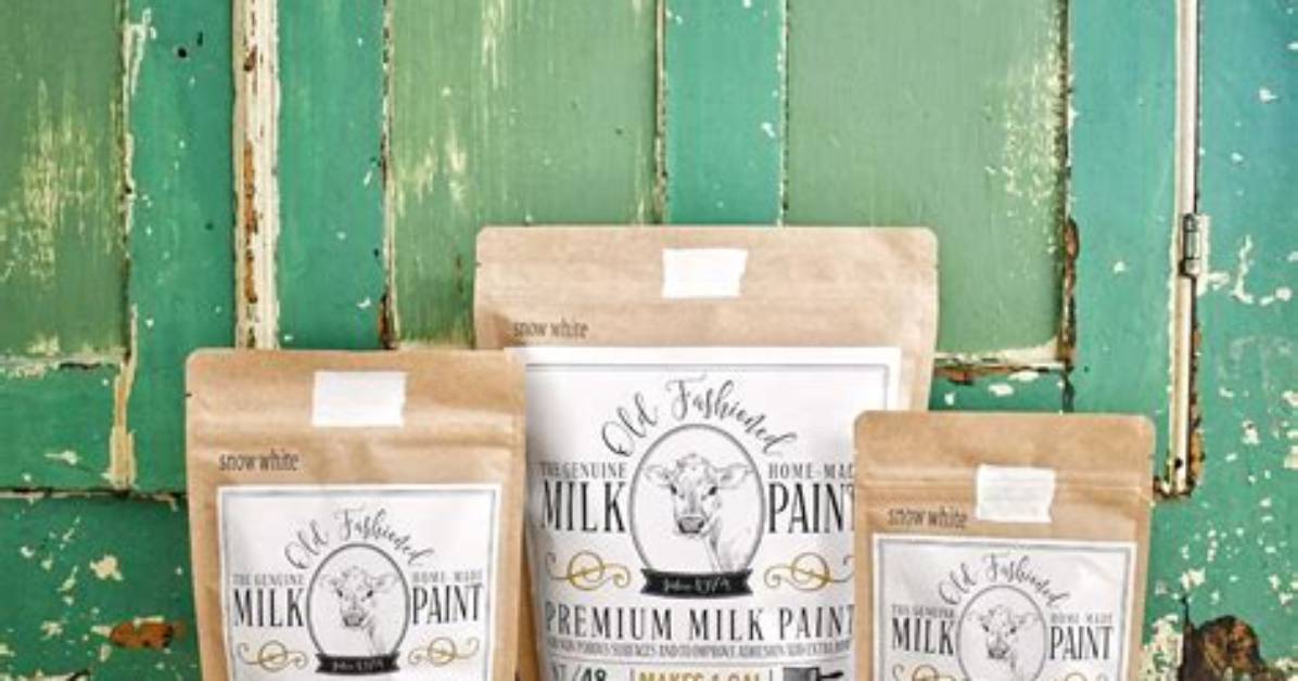 How Do You Paint Old Milk