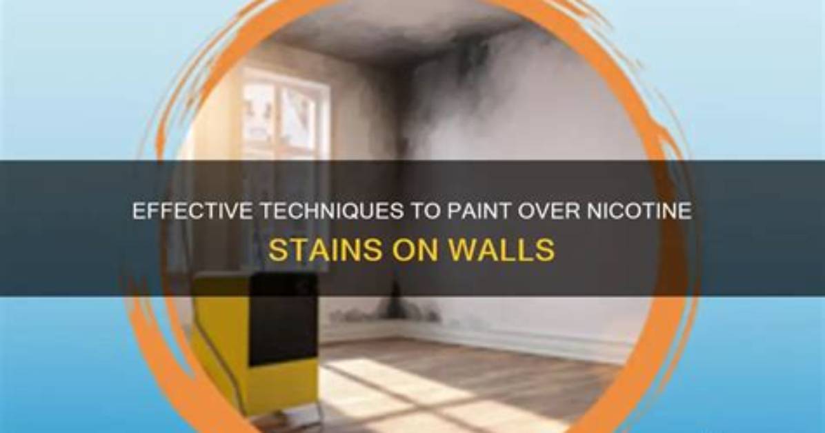 How Do You Paint over a Nicotine Stained Ceiling