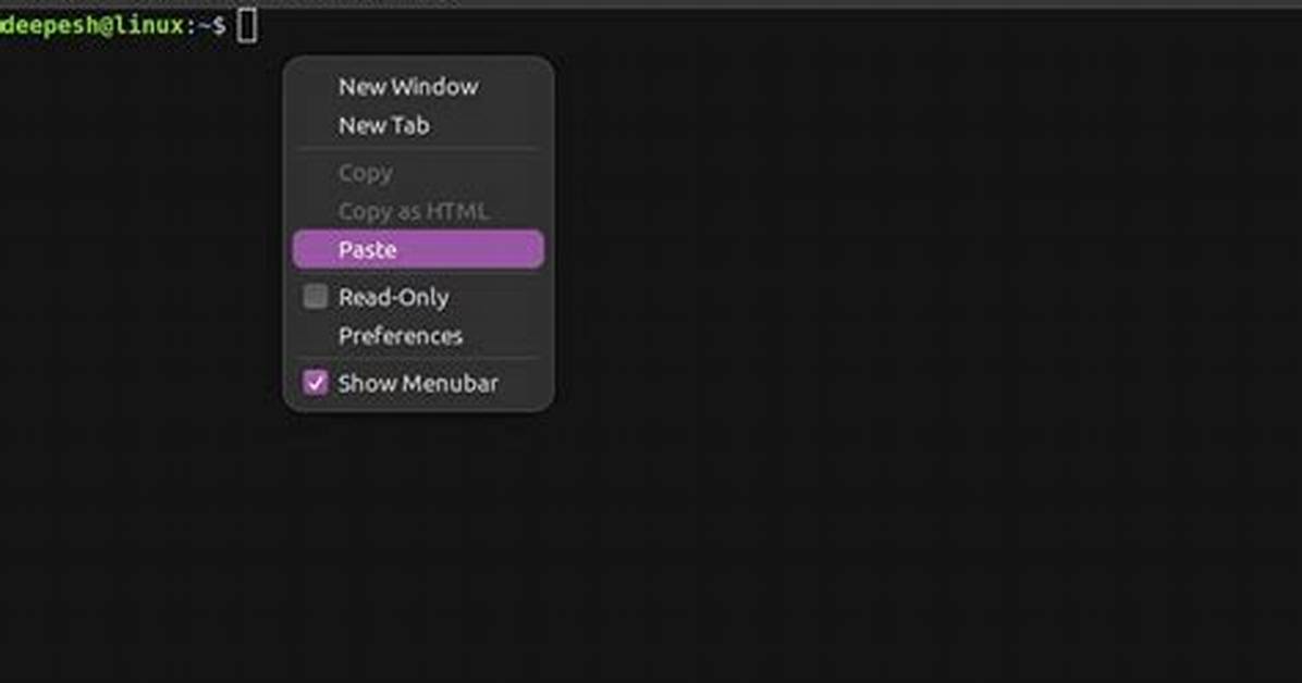 How Do You Paste Text in Linux Terminal?