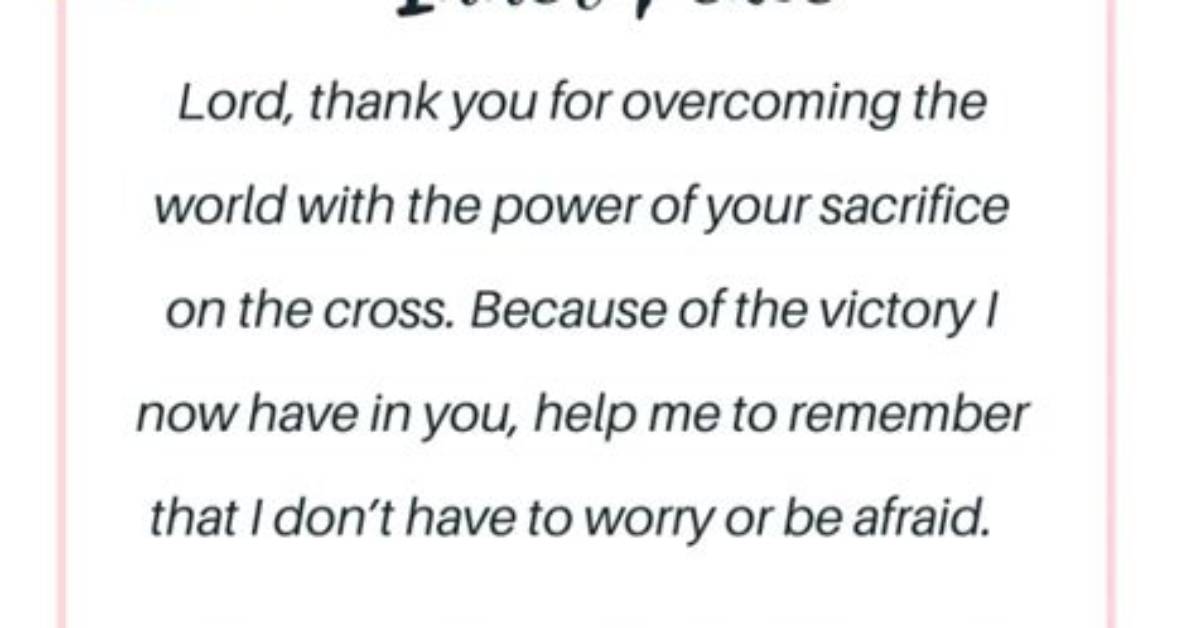 How Do You Pray for Inner Peace?