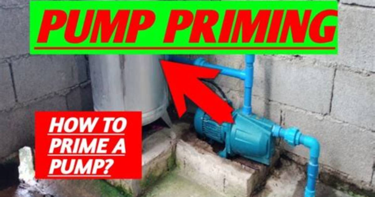 How Do You Prime Your Well Pump?