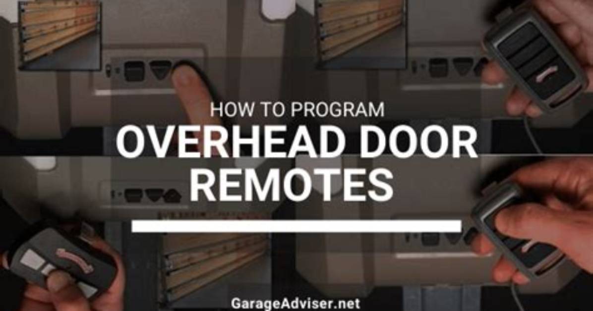 How Do You Program an Overhead Door in Python 2