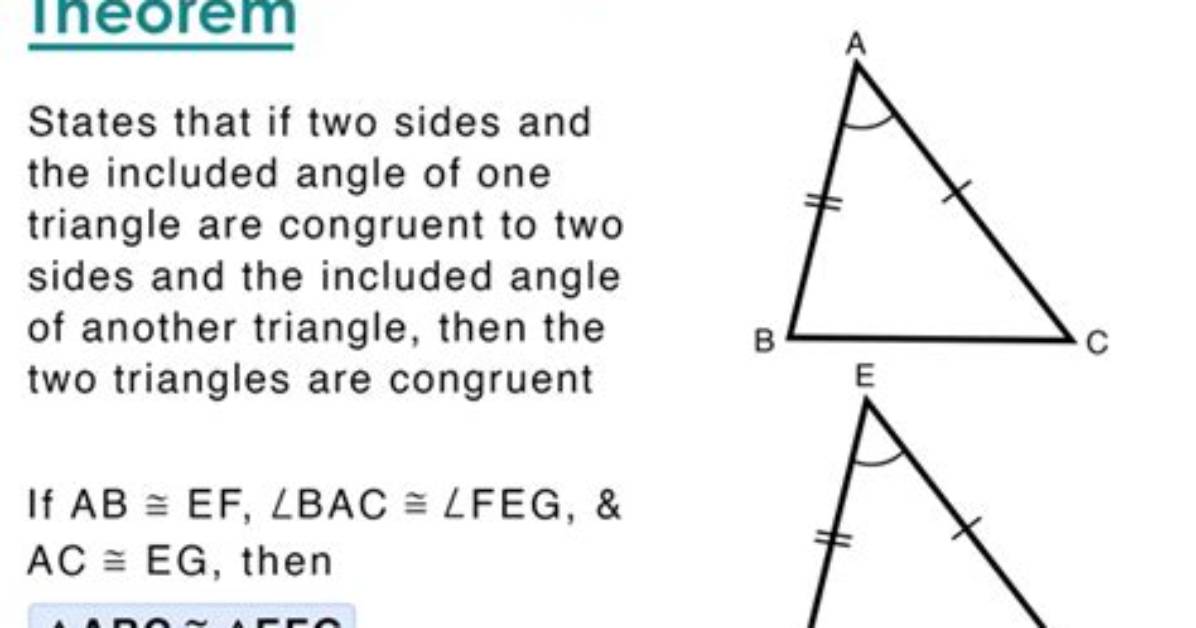 How Do You Prove the Sas Theorem