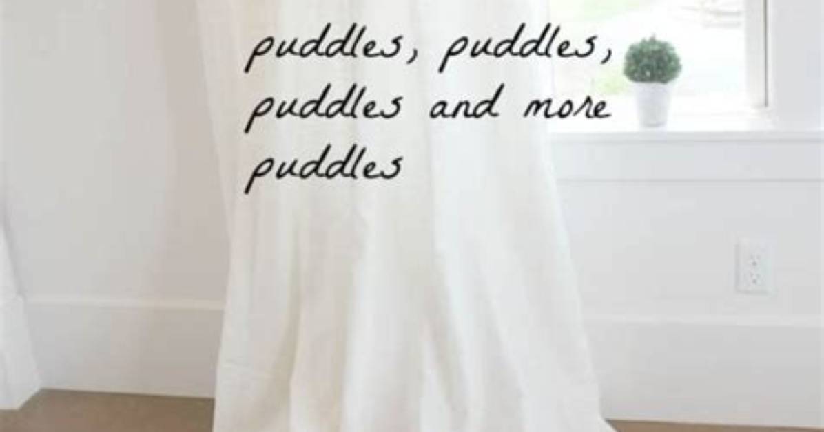 How Do You Puddle Drapes on the Floor?