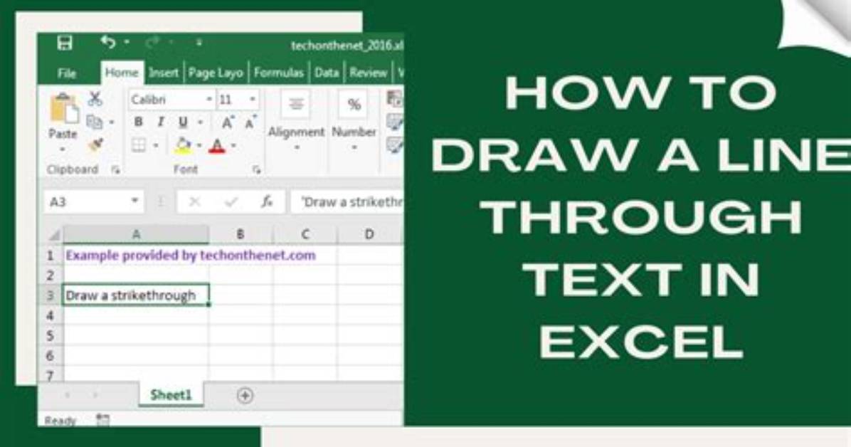 How Do You Put a Line Through Text in Linux?