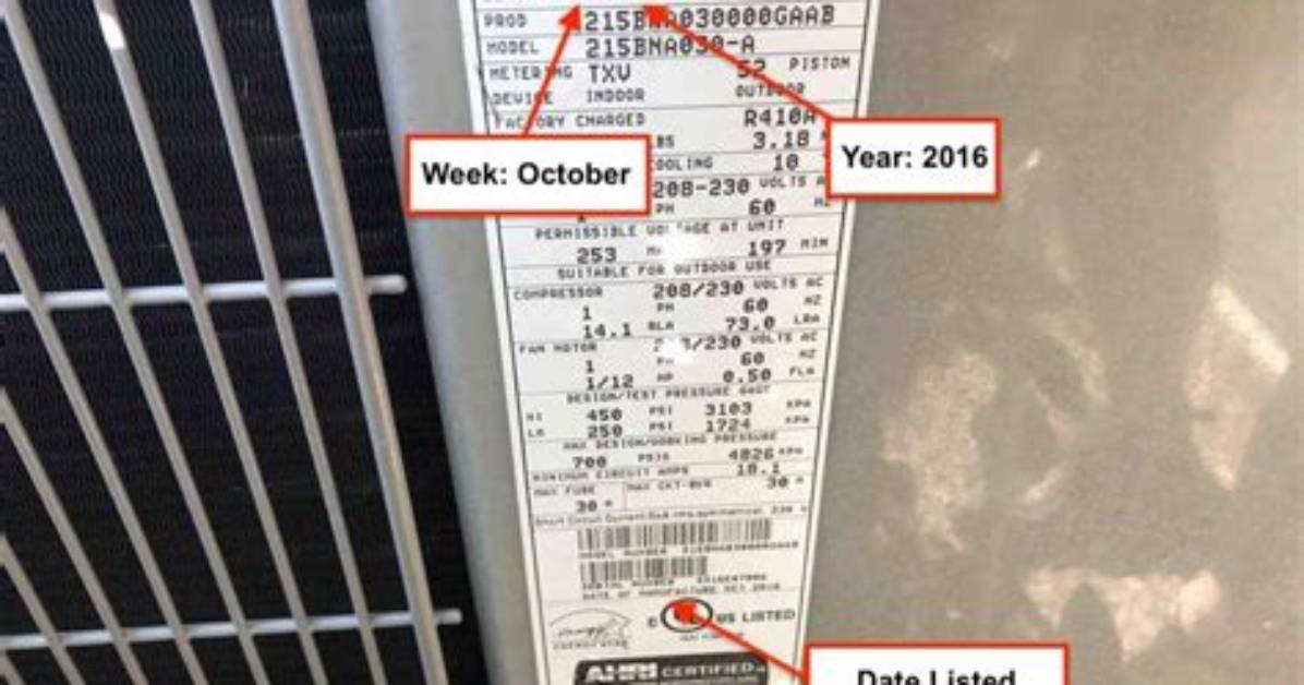 How Do You Read Hvac Model Numbers?