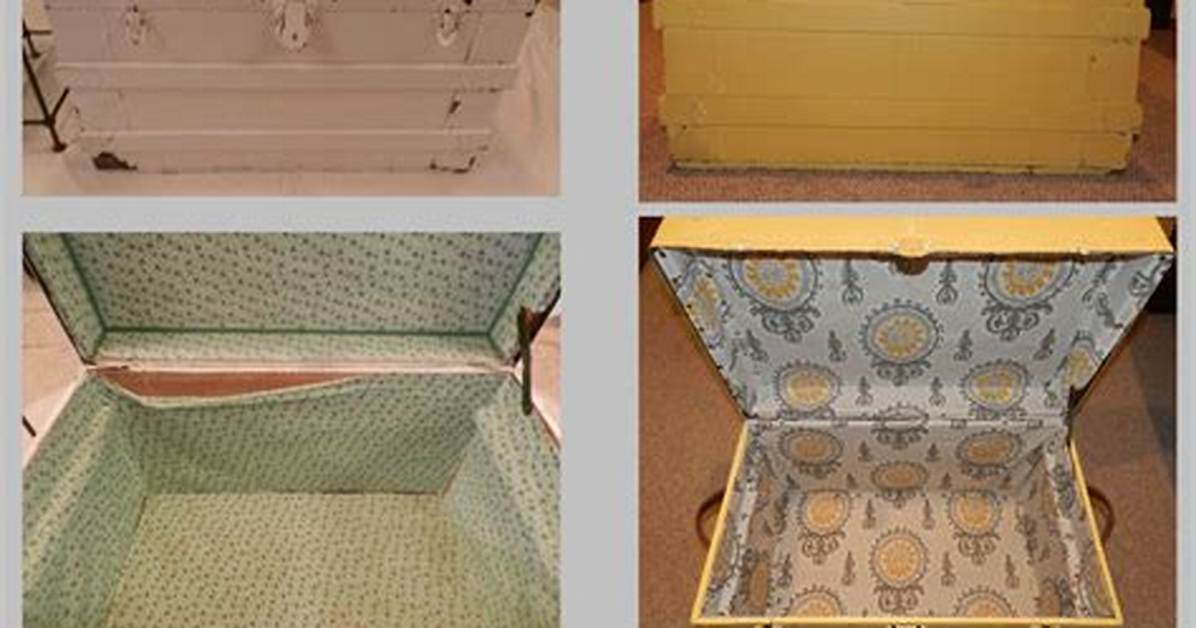 How Do You Refinish a Storage Trunk