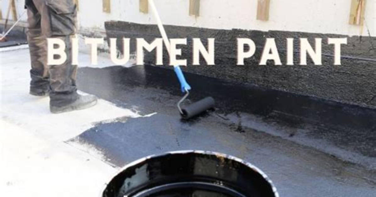 How Do You Remove Bitumen Paint?