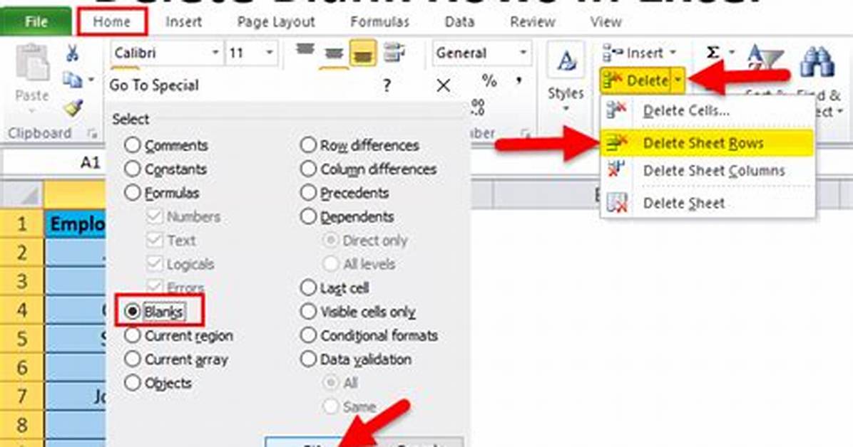 How Do You Remove Blank Rows in Unix?