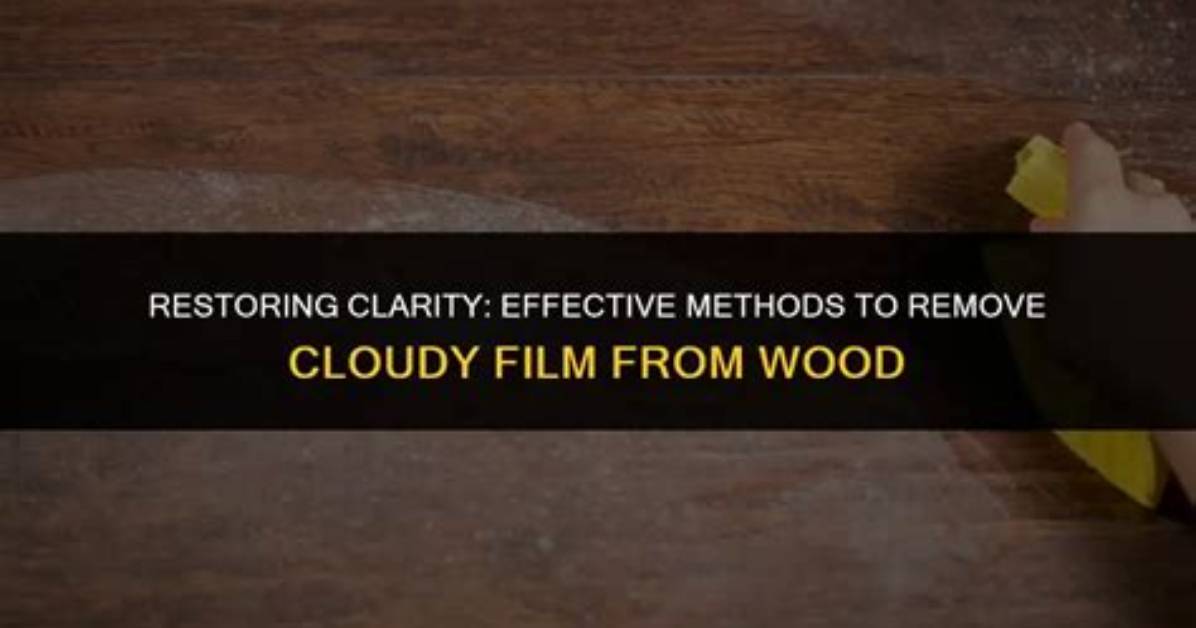 How Do You Remove Cloudy Film from Granite