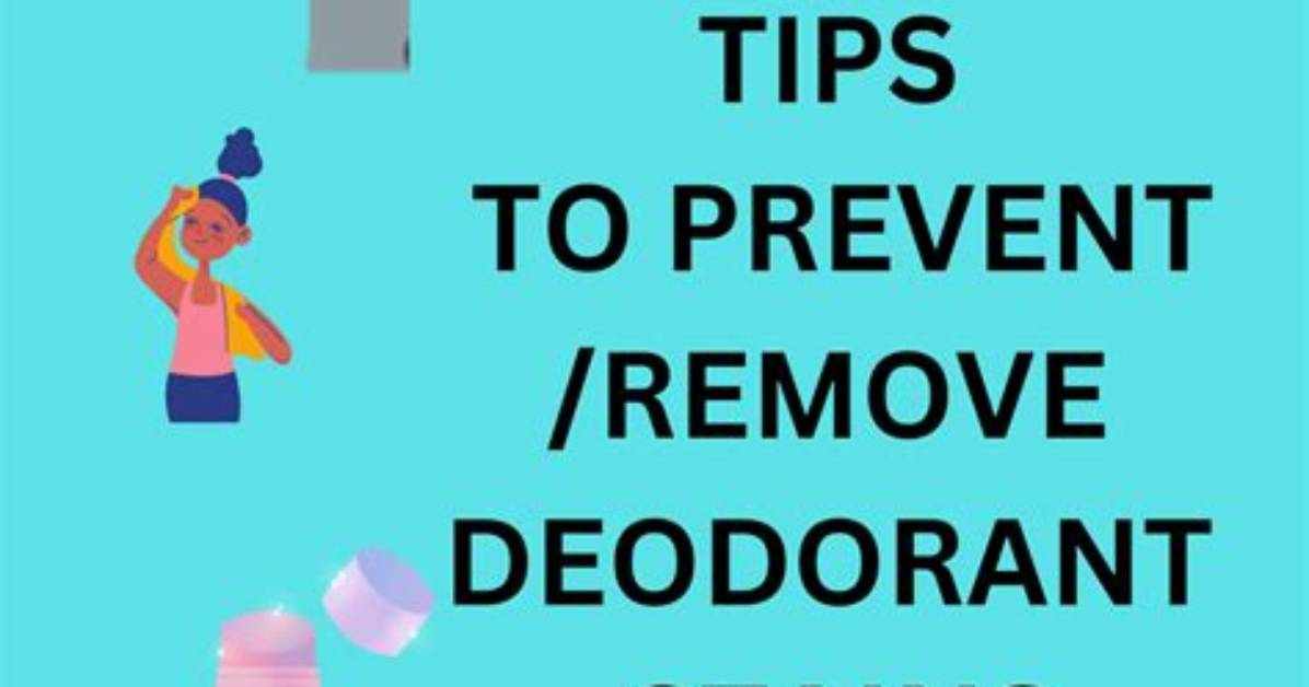 How Do You Remove Deodorant from Your Skin?