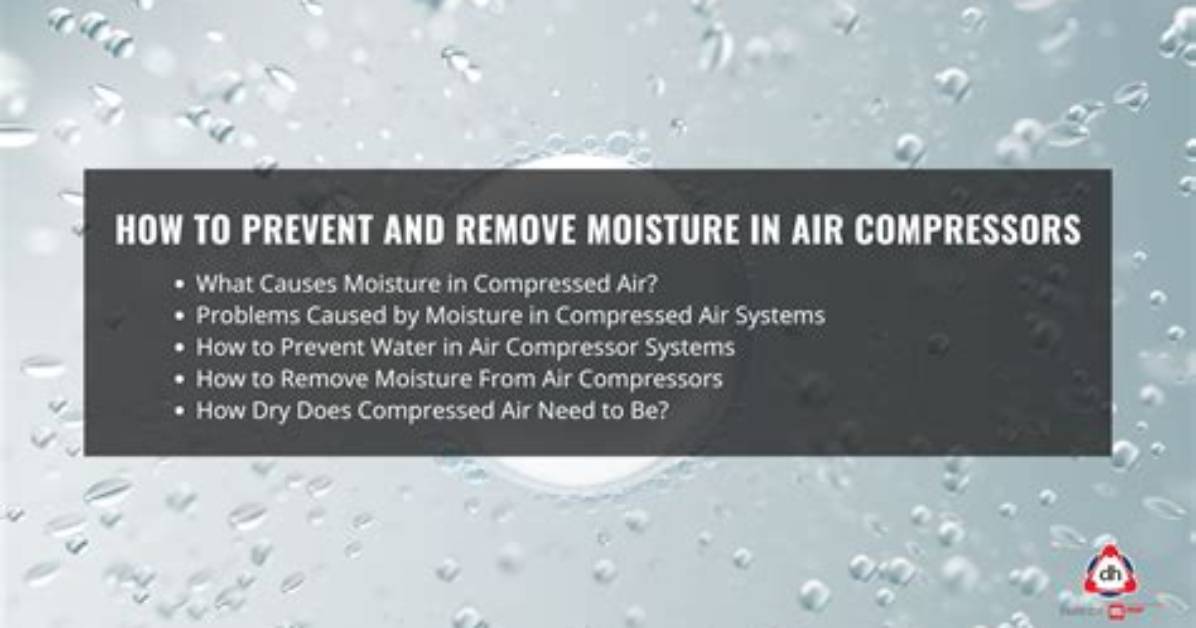 How Do You Remove Moisture from Air?