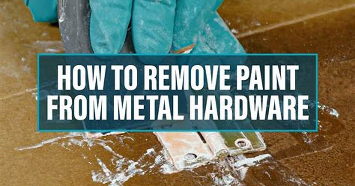 How Do You Remove Paint from a Aluminum Door?
