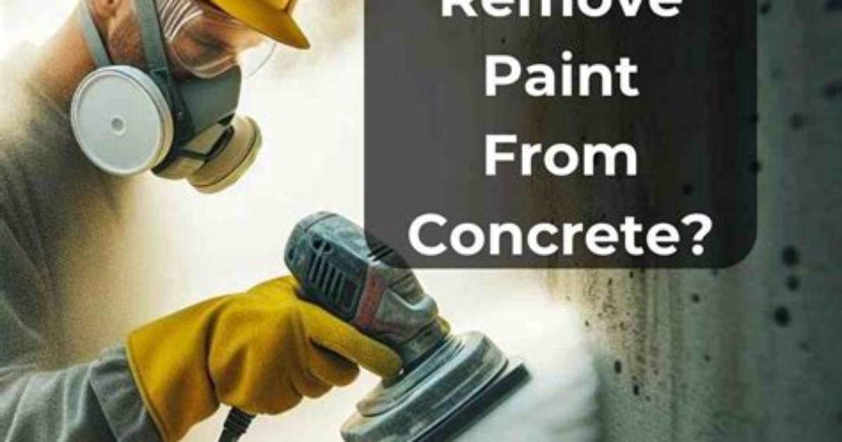 How Do You Remove Paint from Concrete Floor?