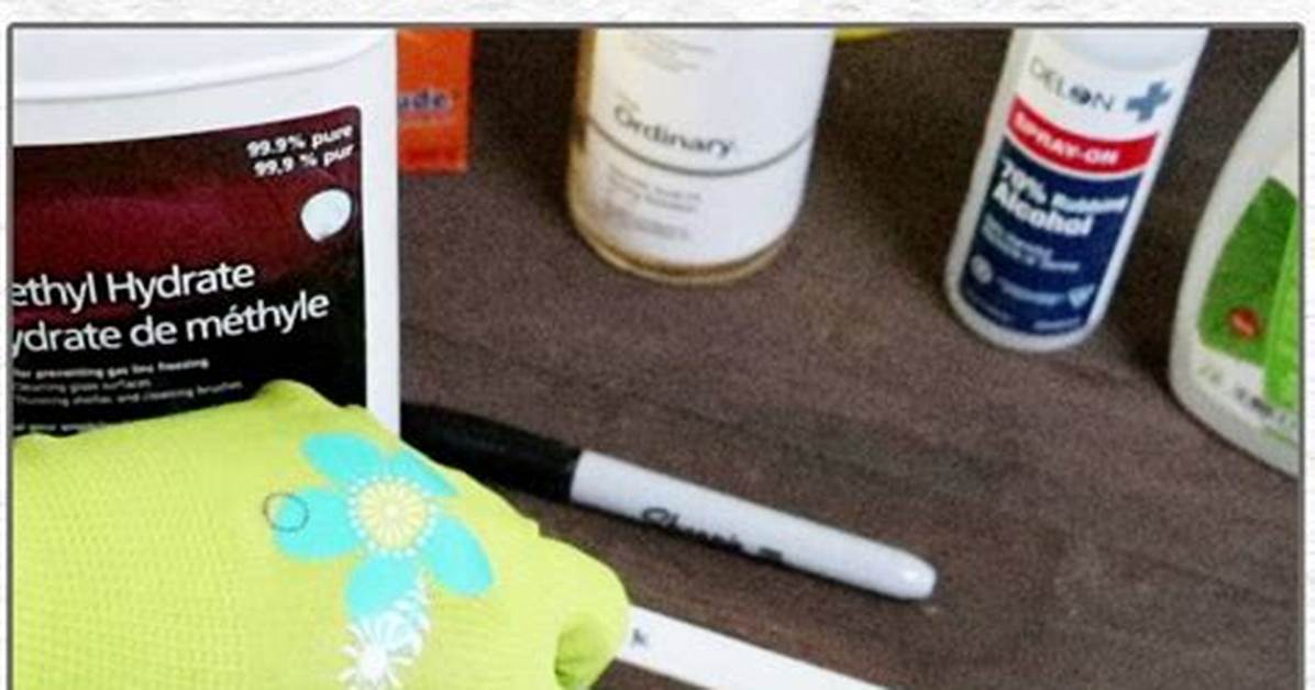 How Do You Remove Permanent Marker from Carpet?