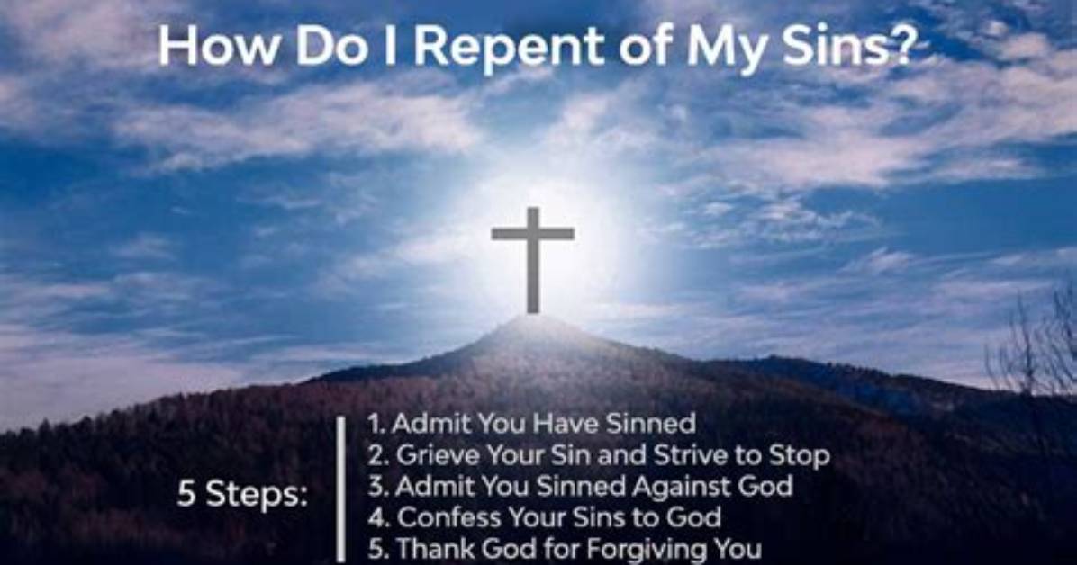 How Do You Repent?
