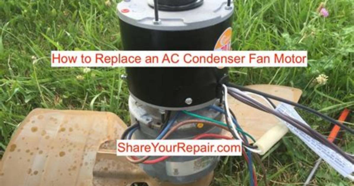 How Do You Replace a Condenser Fan on a Ge Refrigerator