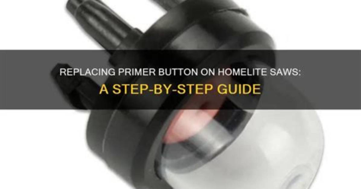 How Do You Replace a Primer Button?