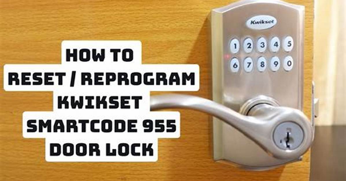 How Do You Reset a Kwikset