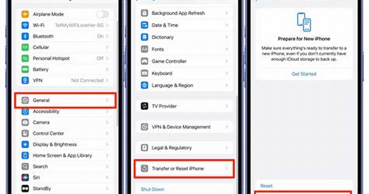 How Do You Reset iOS on iPhone?