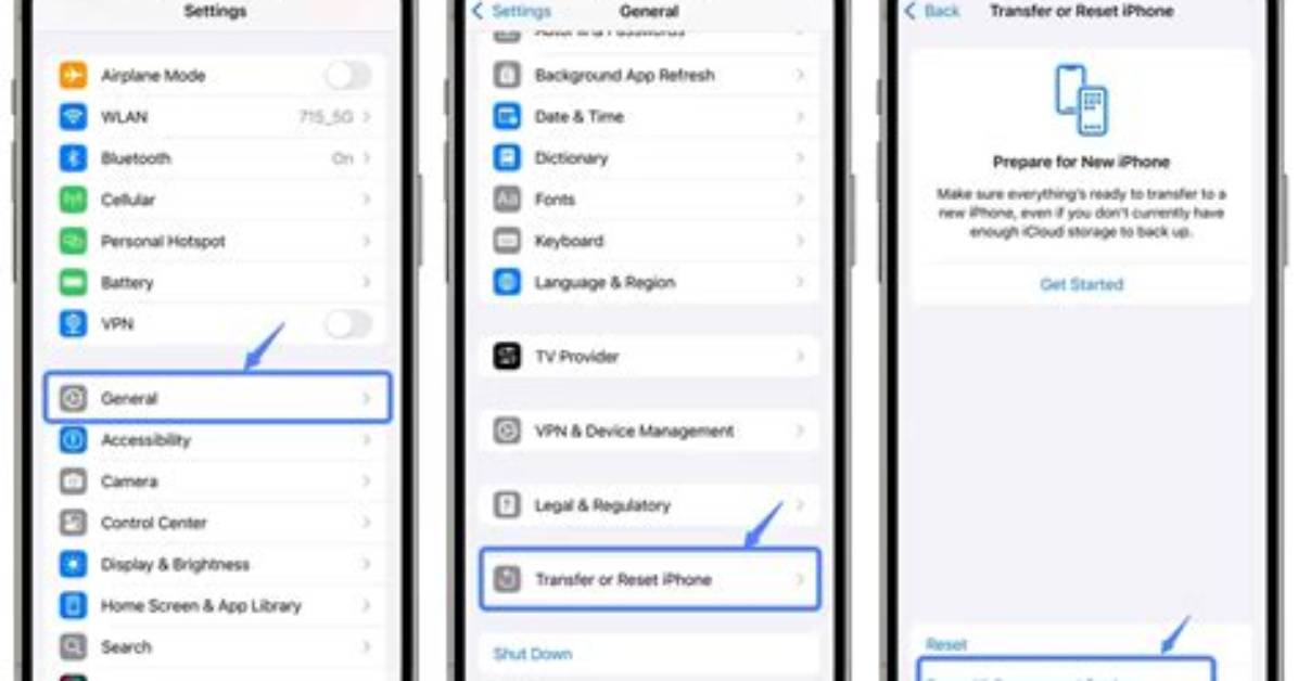 How Do You Reset iOS on New iPhone?