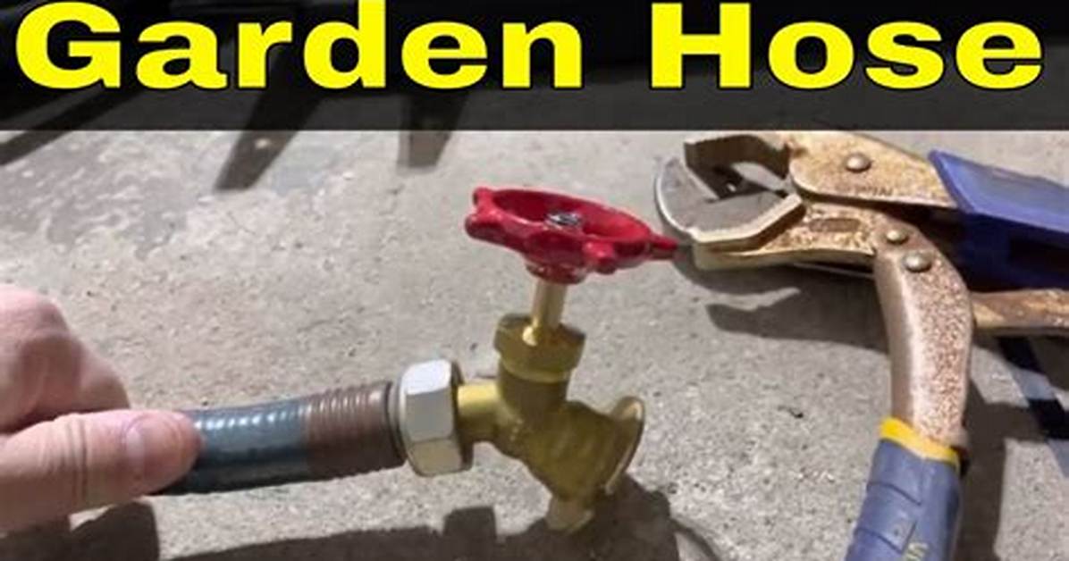 How Do You Seal a Hose