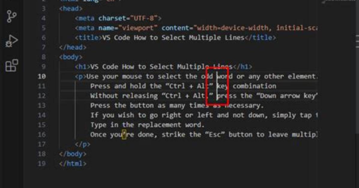 How Do You Select Multiple Lines in Unix?