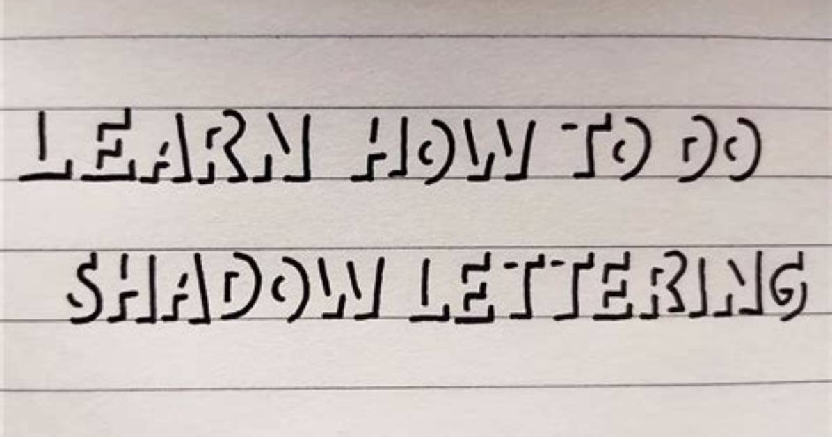 How Do You Shadow Words