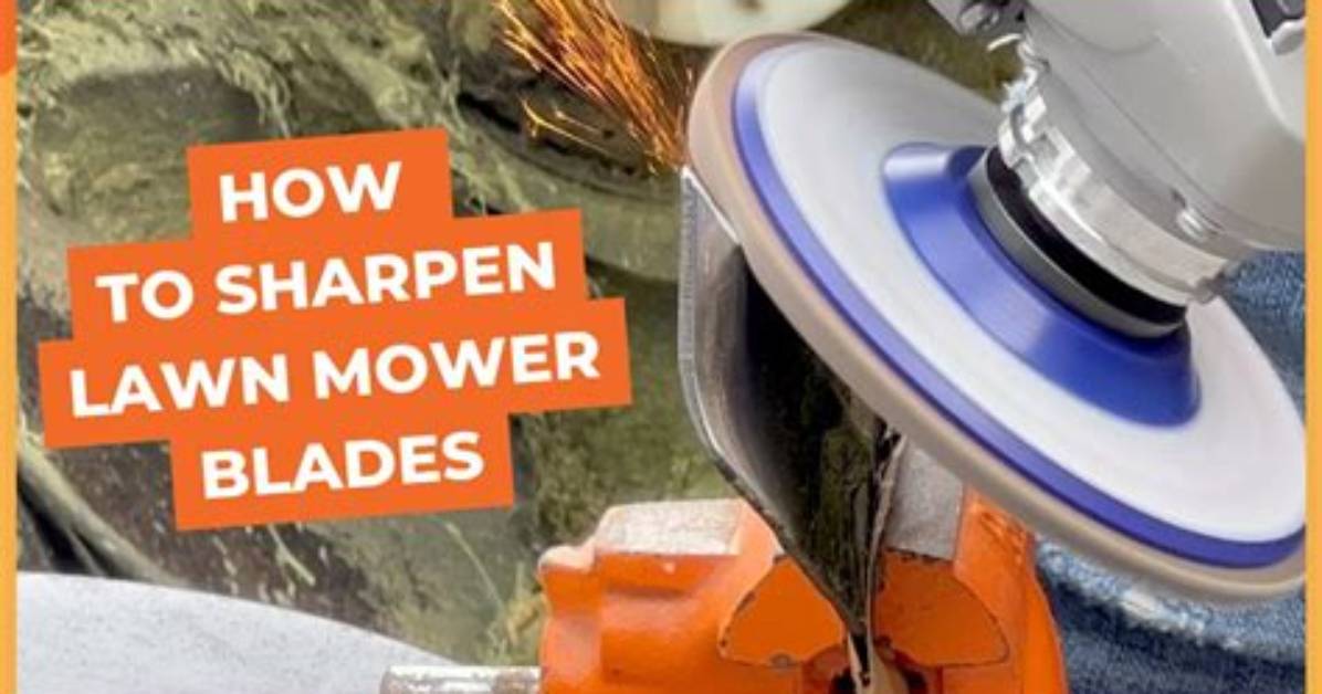 How Do You Sharpen a Flymo Blade?