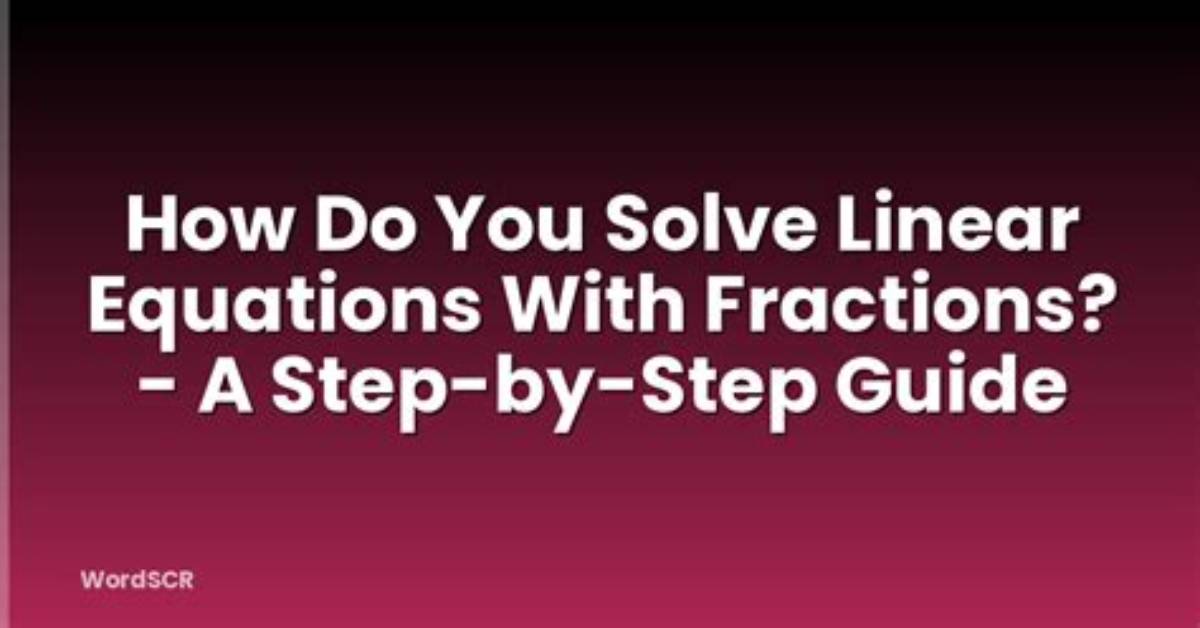 How Do You Solve a Linear Problem in Dual Programming