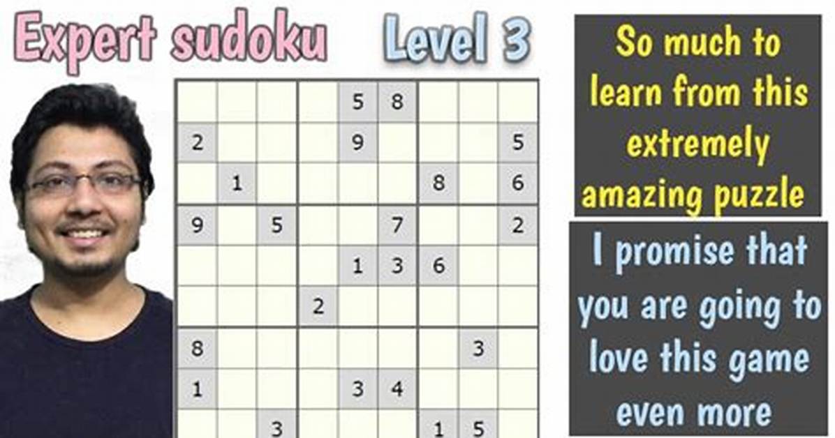 How Do You Solve the Expert Level in Sudoku?