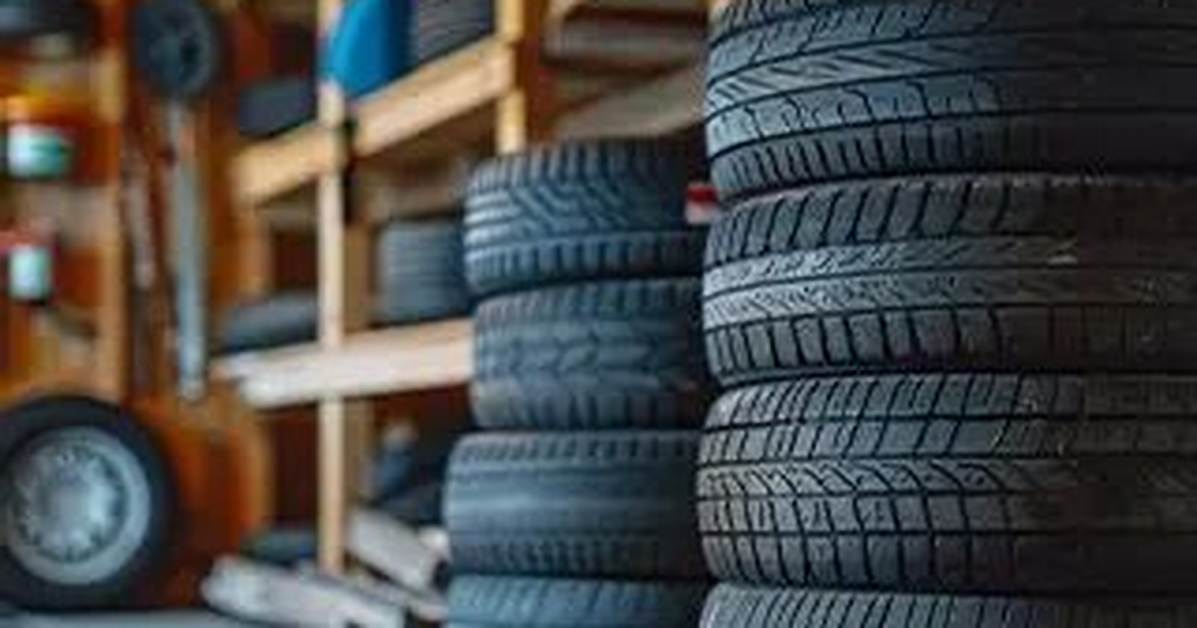 How Do You Stack Old Tires?
